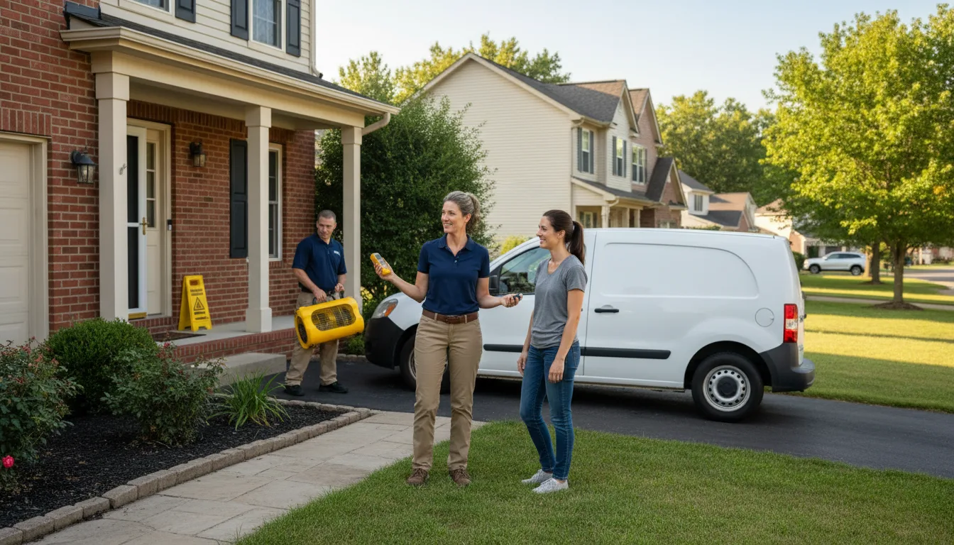 Water restoration image for Dehumidification And Cleanup Services in Webster City, IA